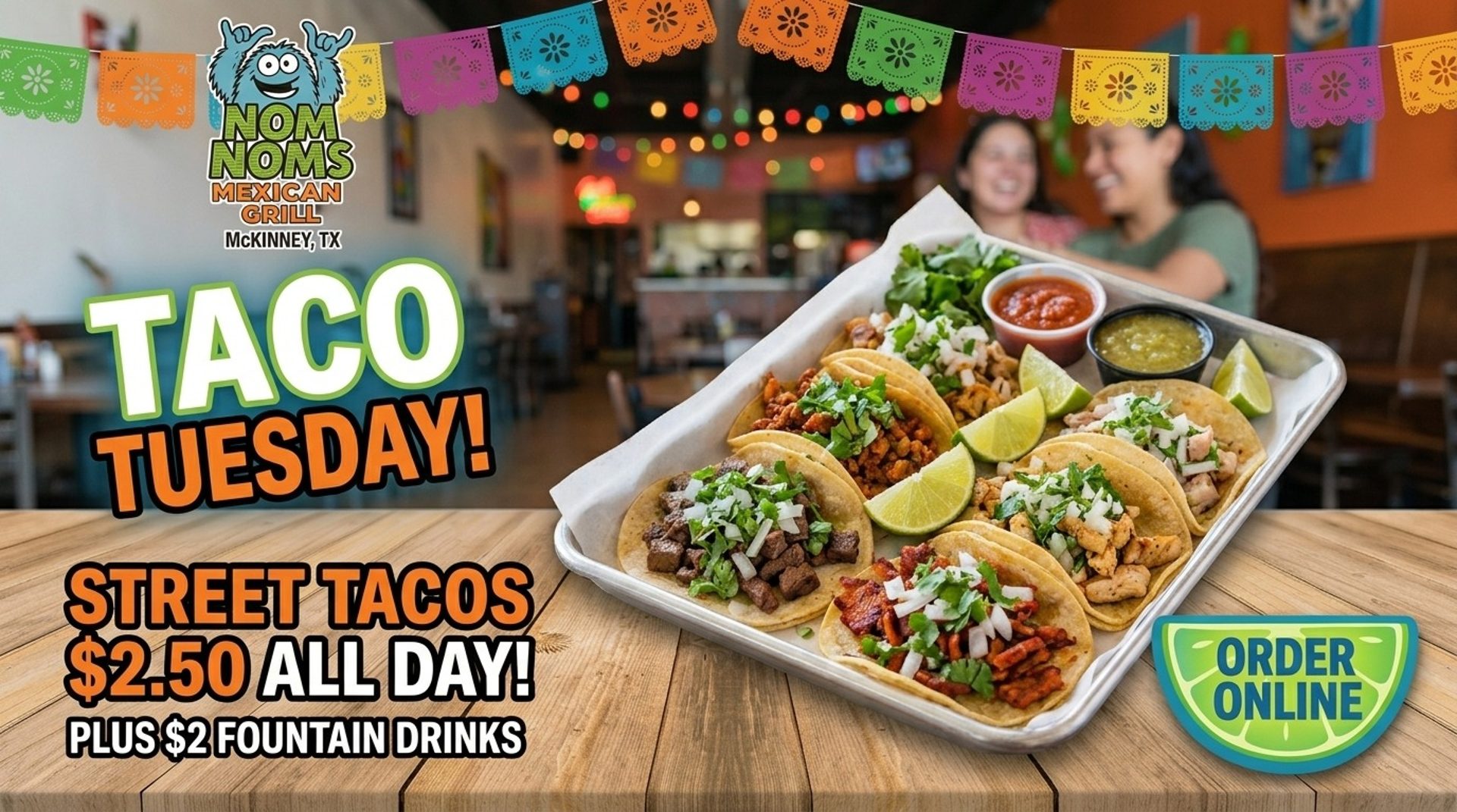 Tacos for $2.50! 🌮